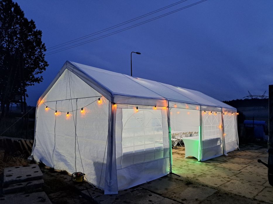 Wynajem Namiotu okolicznościowego 4x8m do 40 osób