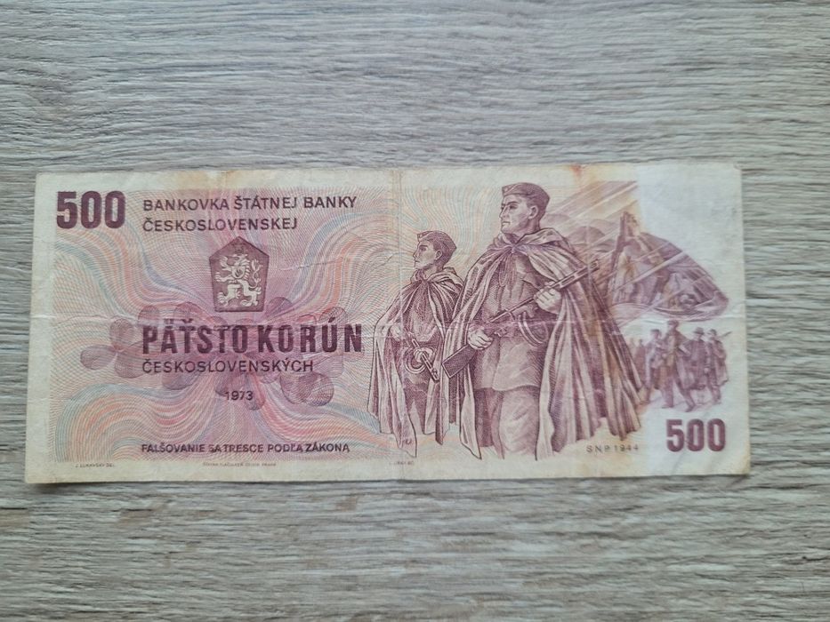 500 Koron Czechosłowacja 1973 r. oryginalne