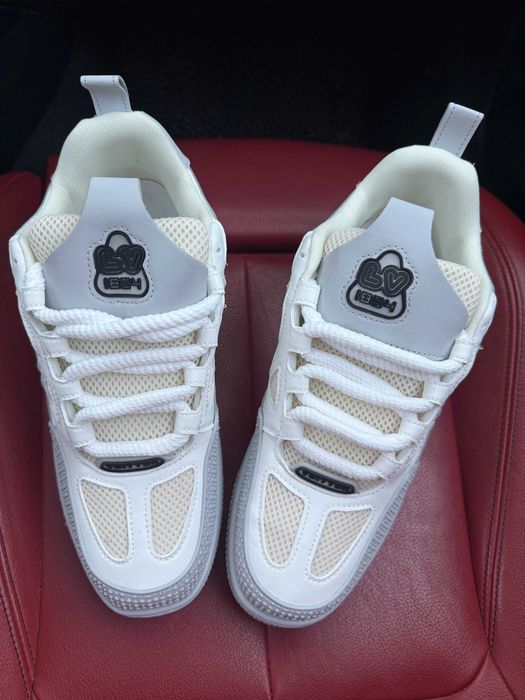 (ОПЛАТА ПІСЛЯ ОГЛЯДУ)Louis Vuitton Skate White Grey Луї Вітони Скейт