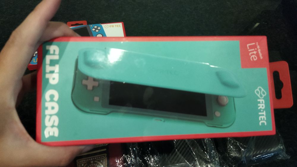 Bolsa para nintendo switch ( da para qualquer uma) capa silicone lite