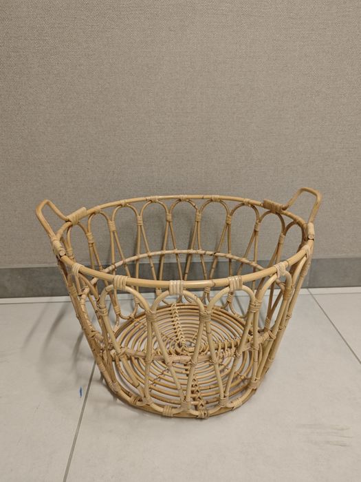 IKEA SNIDAD - kosz rattanowy 54 x 39 cm, jak nowy