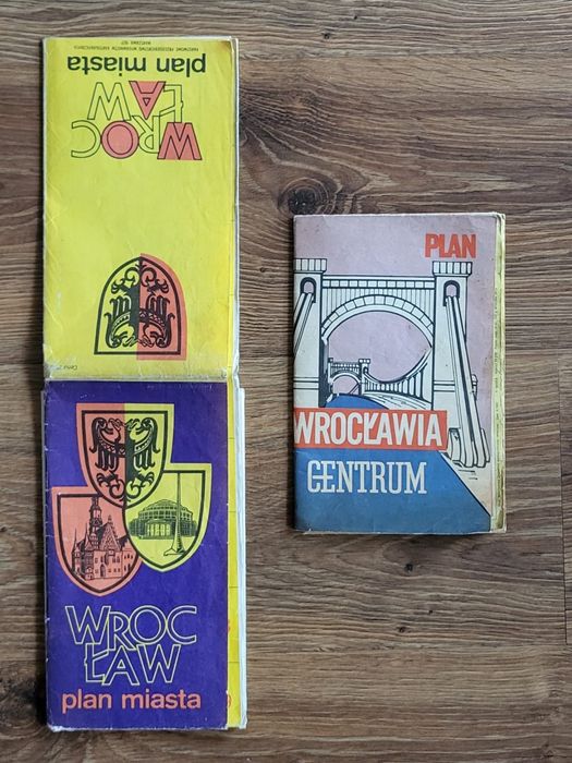 Mapy plany Wrocław prl stara mapa plan miasta