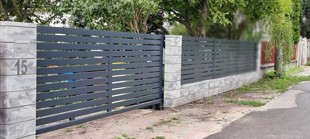 Ogrodzenia frontowe murowane panel palisada - kompleksowo PRODUCENT