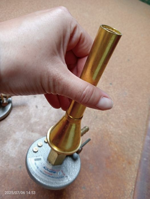 Пальник газовий латунний