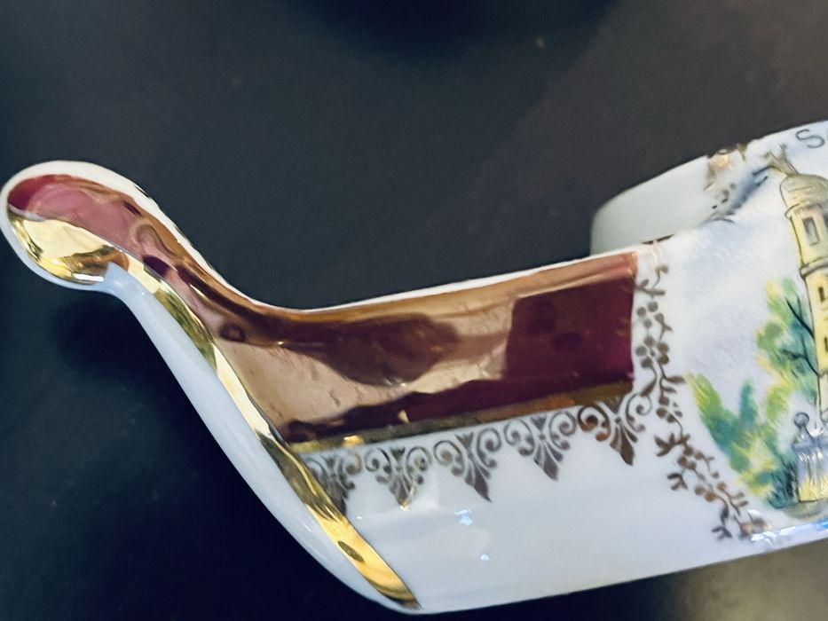 Saleiro / paliteiro porcelna Francesa peca numerada