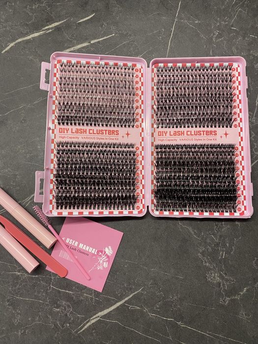 Набір накладних вій+гарне упакування до дня закоханих