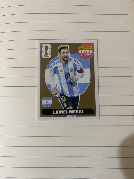 Lionel Messi – Extra Sticker GOLD - Cromo