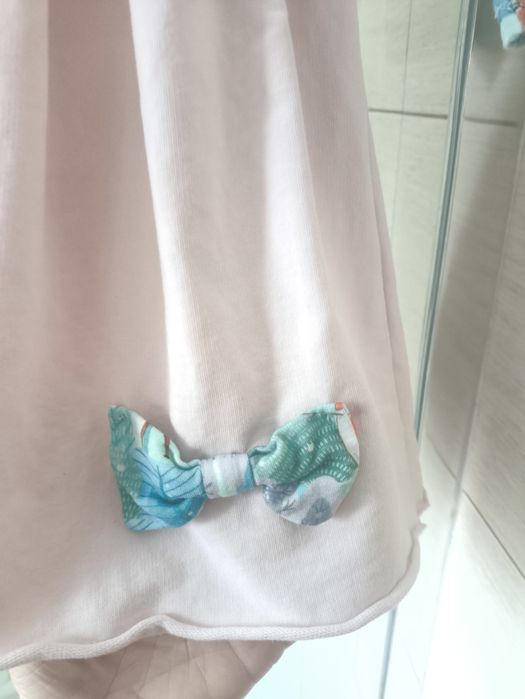 Sukienka zimowa świateczna 110 handmade