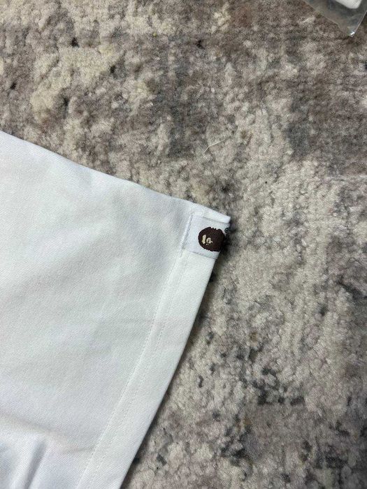 Футболка білого кольору Bape baby milo x Chrome Hearts з лого
