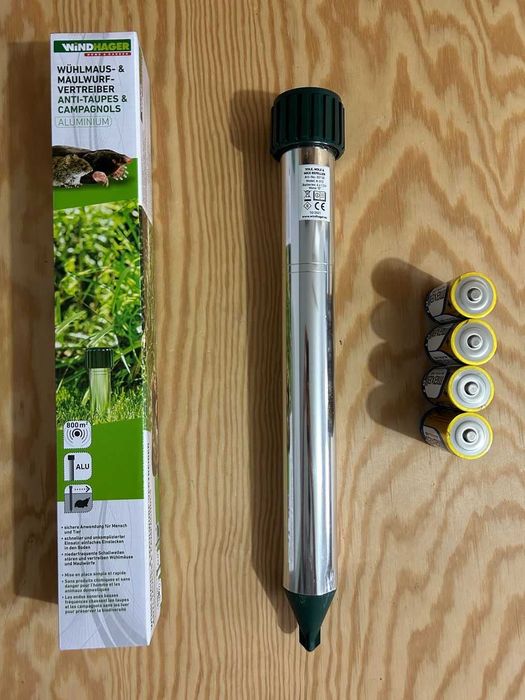 Відлякувач кротів алюміній