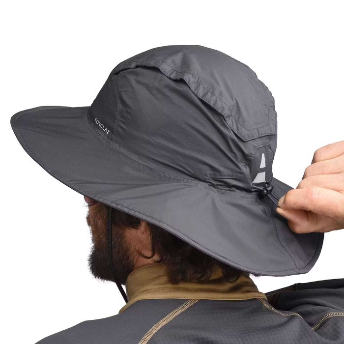 Крута чоловіча панама FORCLAZ Trekking Hat 900 grau