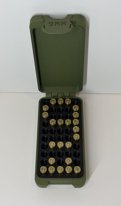 Caixa para Munição 9mm - 50 Balas