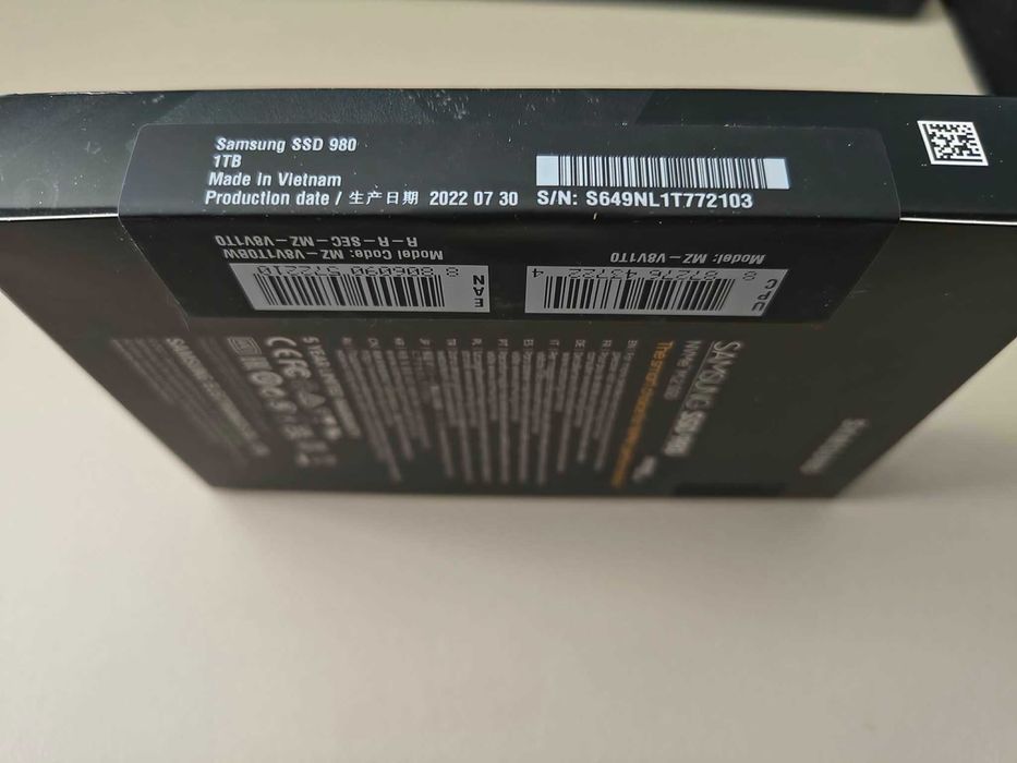 Nowy, oryginalny dysk SSD NVME Samsung 980 1TB PCI Gen 3