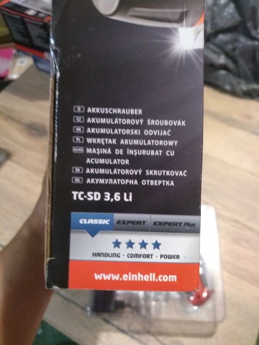 Wkrętak akumulatorowy Einhell 3,6V