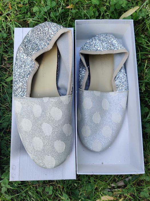 Anniel 38 nowe buty wsuwane glitter