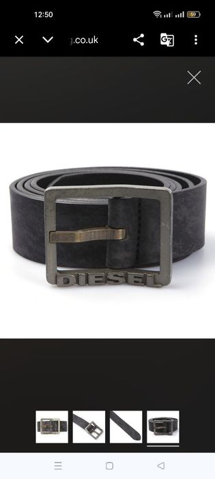 Ремень Diesel кожаный