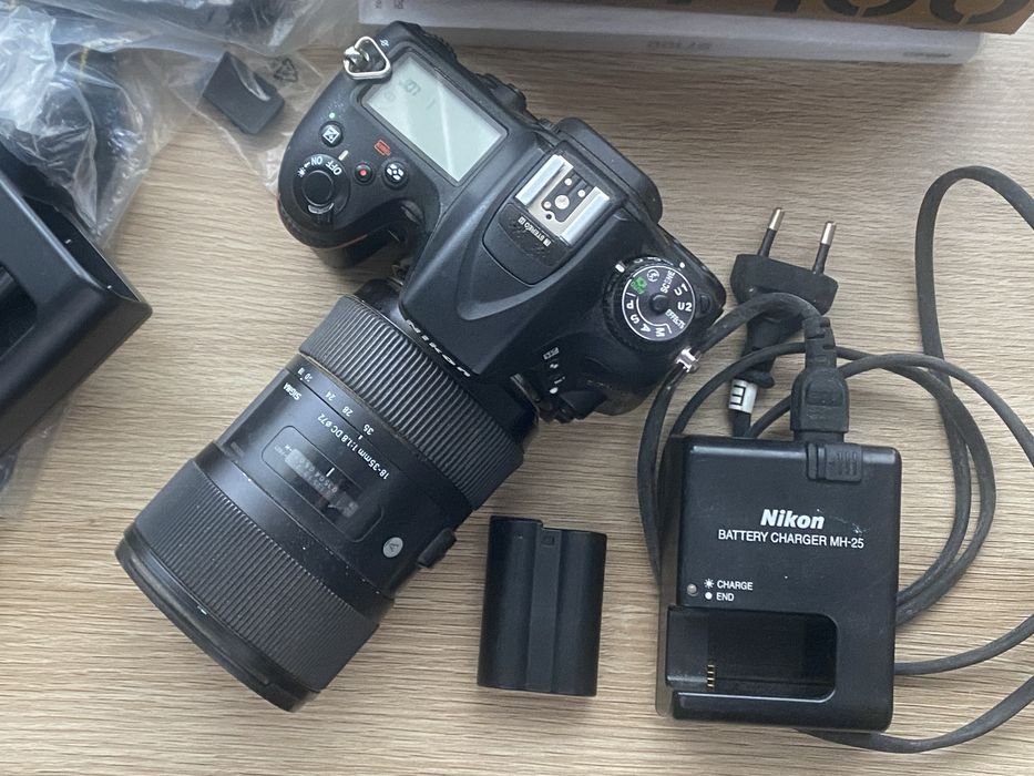 Pack NIKON D7100 (+ uma para peças) + SIGMA ART 18-35 1.8