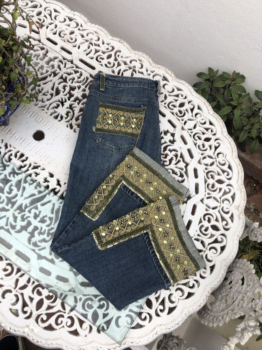 Calcas de ganga comaplicacoes