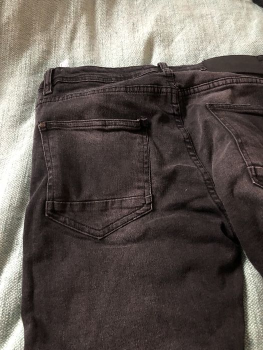 Dżinsy meskie rurki czarne ZARA rozmiar 42/ M