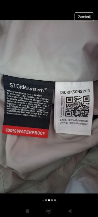 Kombinezon wodoodporny nieocieplany Didriksons NabillaKids Coveral 100