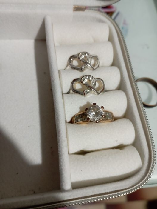 3 anéis em bom estado