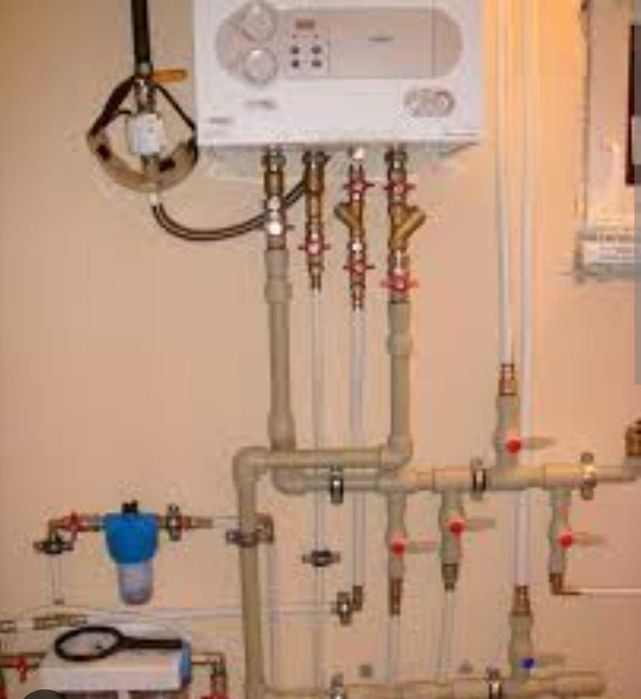 Встановлення котлів, батарей, монтаж системи опалення.