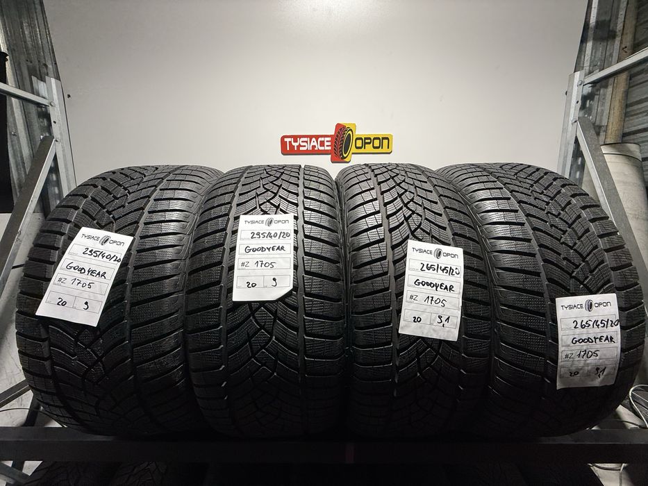 Opony zimowe 295/40/20 265/45/20 Goodyear 9mm #Z1705