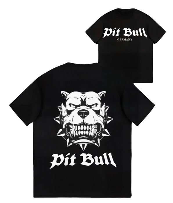 Футболки Pit Bull Germany Logo черные пит буль тишка lonsdale