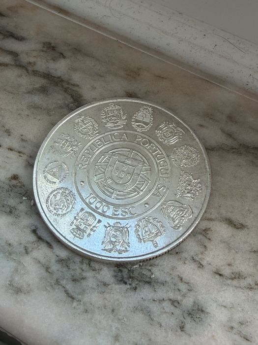 Moeda 1000 escudos Prata