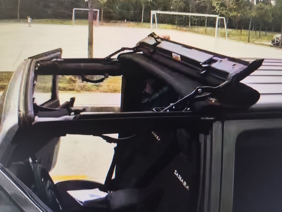 Jeep Wrangler JK przedni miękki dach Sofftop Front