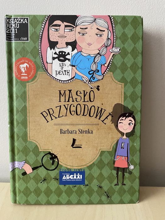 Książka dla dzieci Maslo przygodowe Barbara Stenka