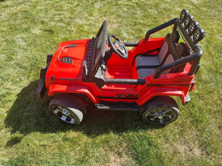 Дитячий електромобіль джип Bambi Racer M 3237EBLR-1 до 30 кг двомісний