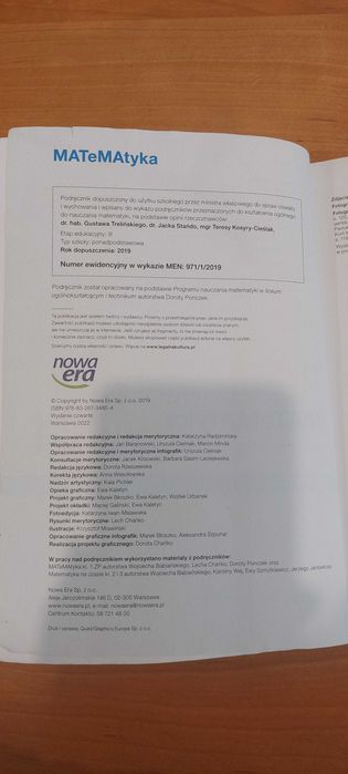 Matematyka 1 Podręcznik zakres podstawowy