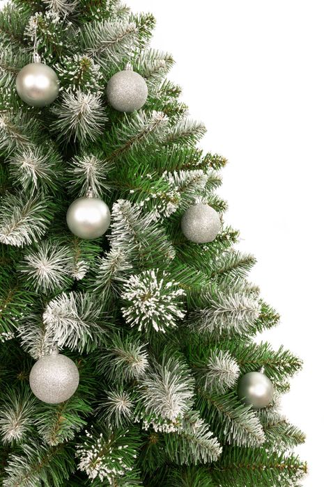 Choinka Sztuczna na pniu 180cm; Ośnieżona, Gęsta