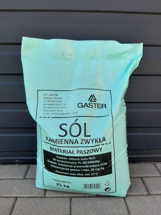 Sól kamienna paszowa pastewna dla bydła 1000kg