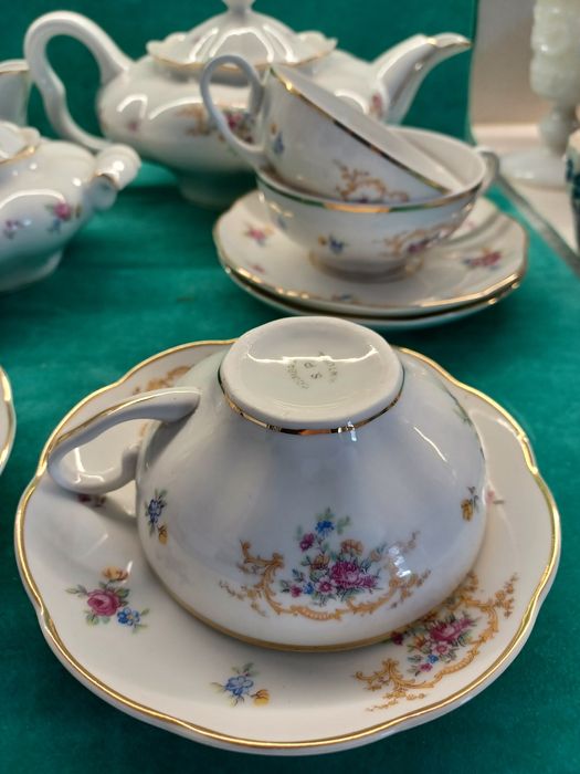Serviço de chá porcelana coimbra