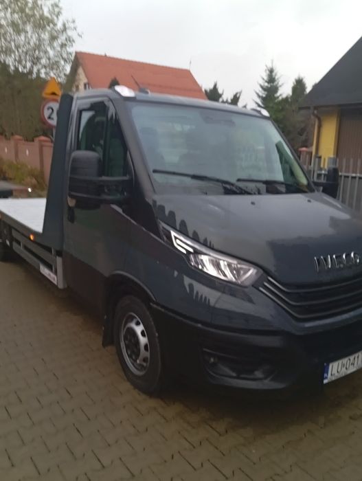 Wynajmę Autolawetę Iveco Daily 2025r. Kat.B Autolaweta Najazd