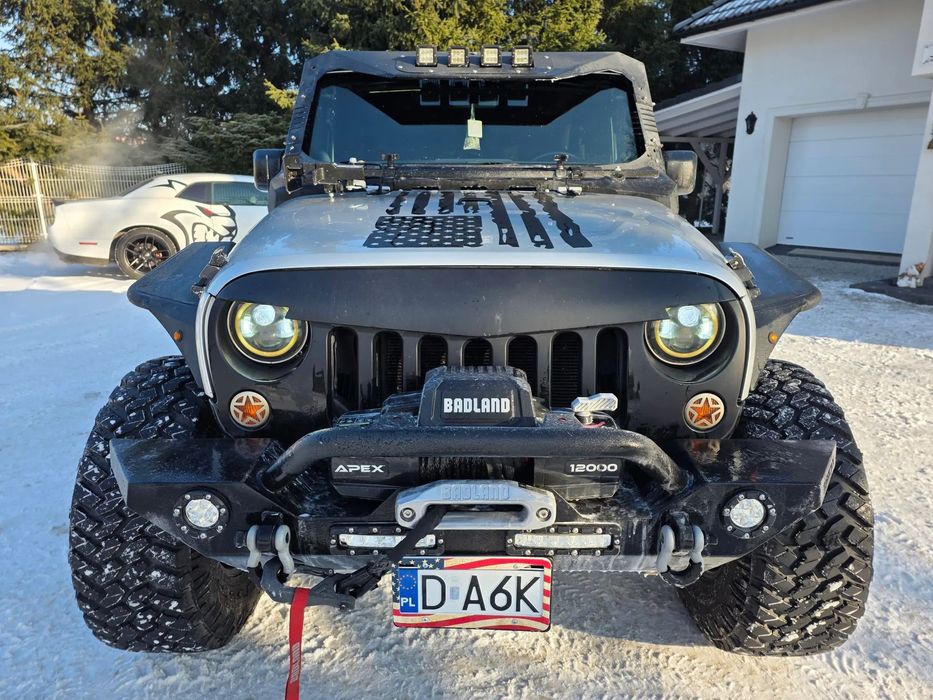 Jeep Wrangler FOX,wyciągarka APEX,BARRICADE,doinwestowany,opłaty na cały rok