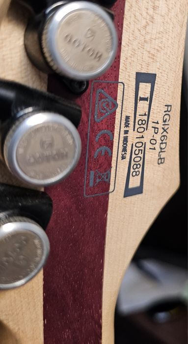 Guitarra Ibanez Iron Label RGIX6DLB