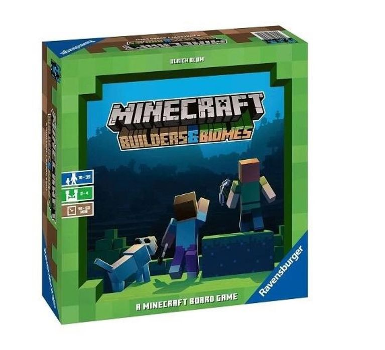 Gra planszowa Minecraft Ravensburger pudełko,265x265x83 mm