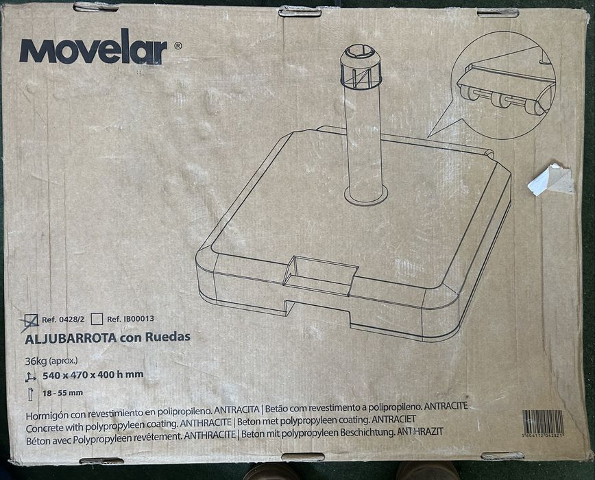 Base para chapéu de sol - NOVA