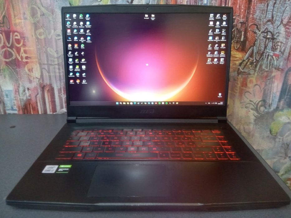 MSI GF63 Thin 10SC/15,6" FHD/I7-10750H/GTX 1650 Max-Q/16GB/SSD 512GB