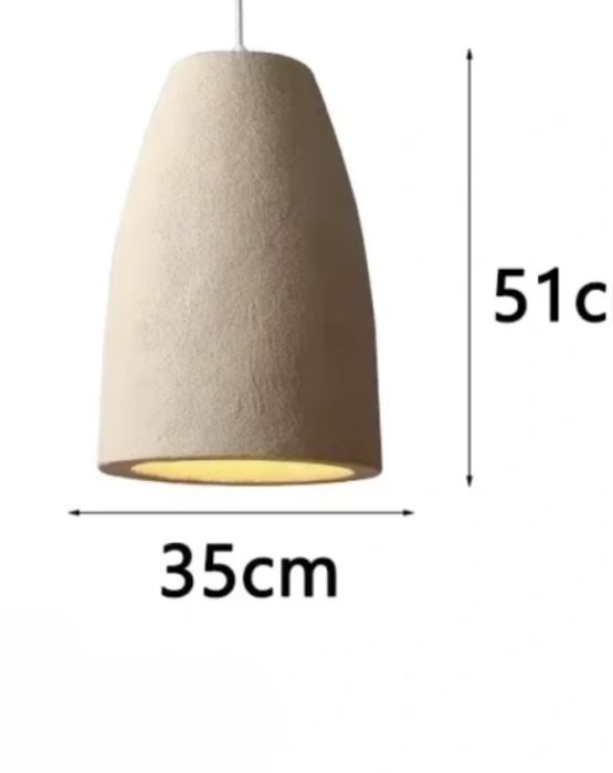 Zestaw 3 lamp wiszących beż loft boho nowe