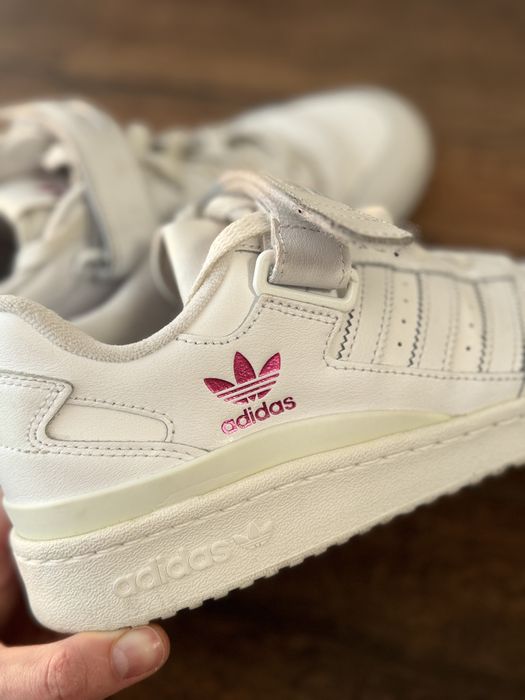 Кросівки Adidas білі з липучками, розмір 40 2/3 (на стопу до 26 см)