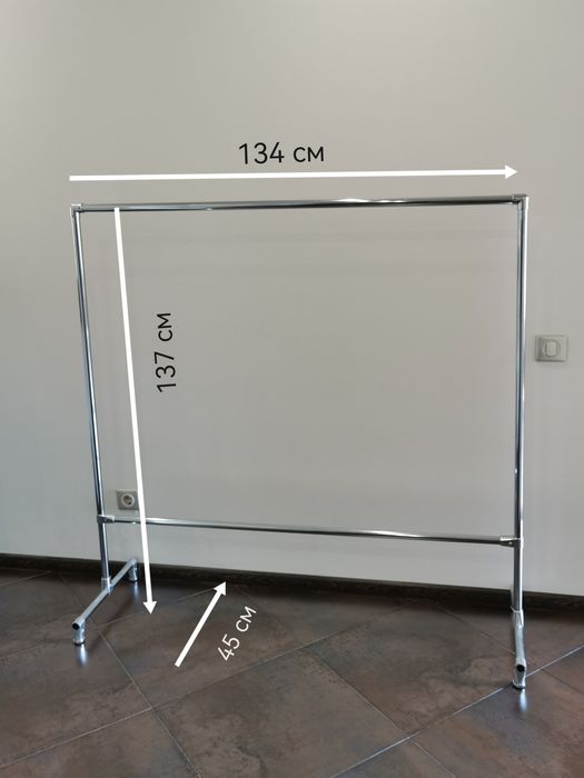 Меблева труба хромована