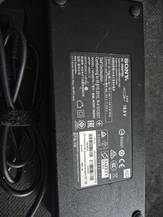 Oryginalny zasilacz do TV Sony 19,5V 8,21A 160W