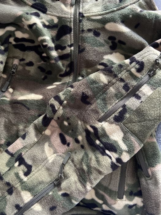 Флісова кофта 300г/м2 мультикам, Фліска з капюшоном чоловіча, флиска