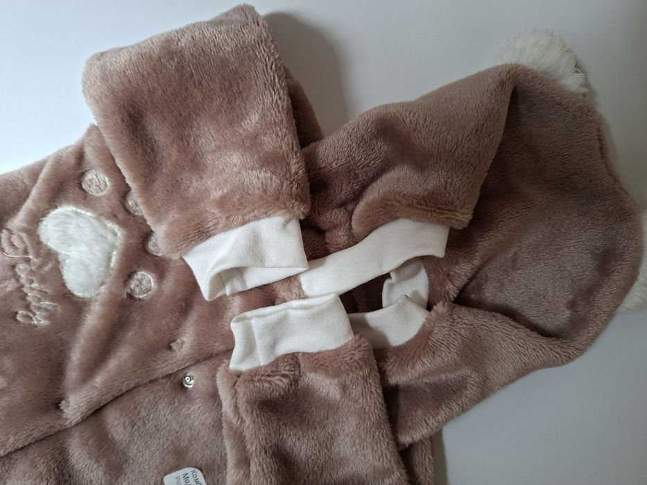 Флісовий чоловічок, ромпер 0-3 міс