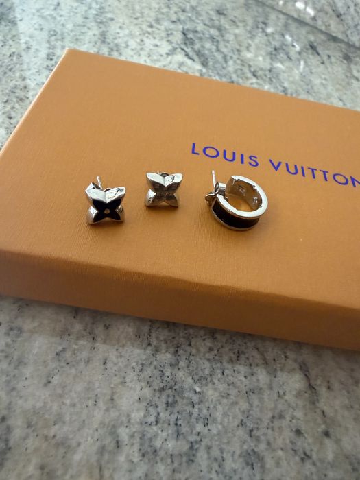 Kolczyko 3 szt Louis Vuitton srebro 925