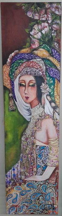 Pintura acrílica sobre tela original